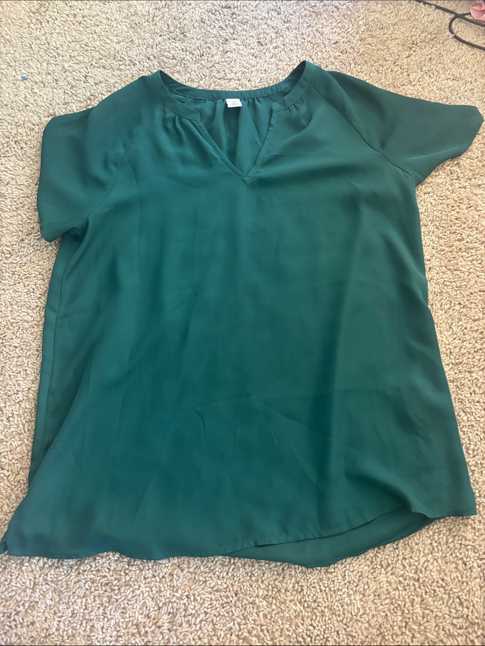 Old Navy Green Blouse